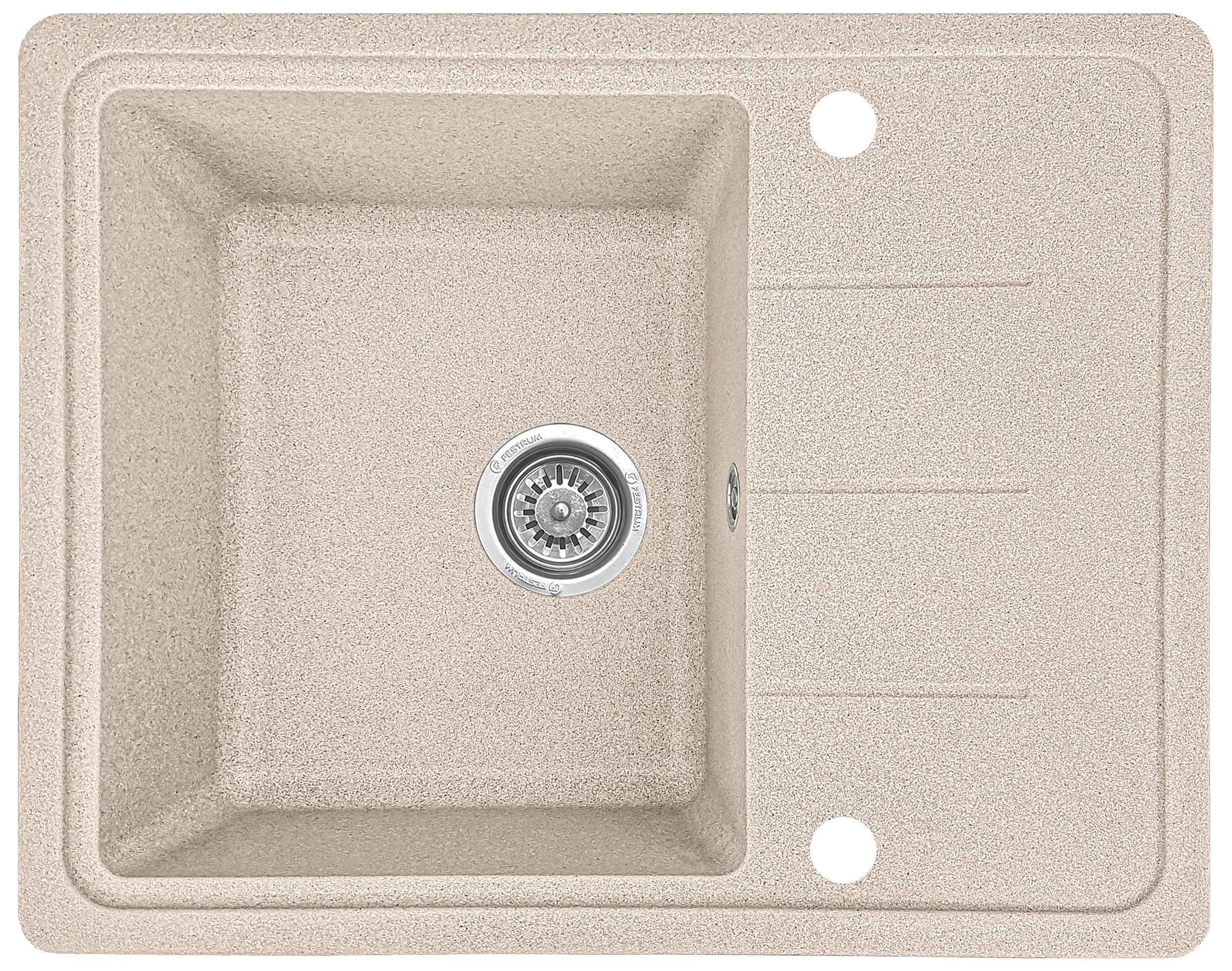 Мойка кухонная EcoLine EL28D 610x495 мм Бежевый