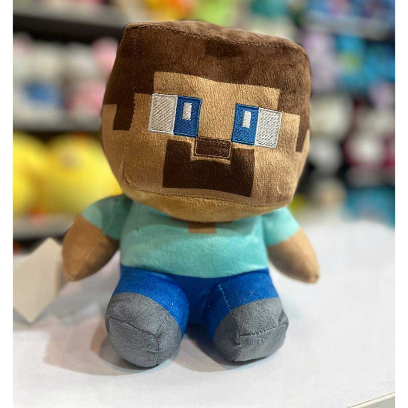 М'яка іграшка Стів сидячий з гри Minecraft 24 см (2526473640) - фото 3