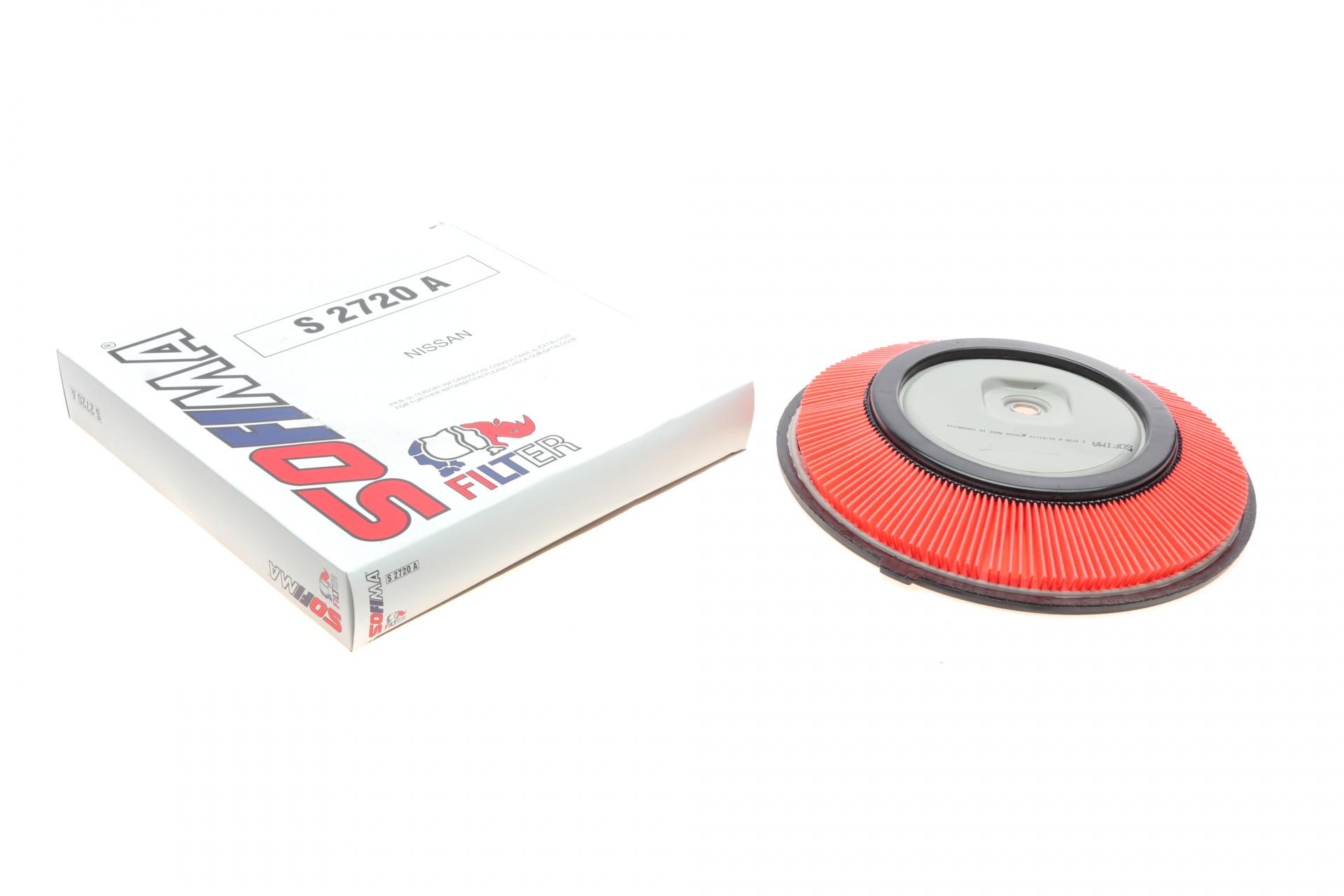 Фільтр повітряний SOFIMA для Nissan Primera 1,6 90-02/Sunny 1,4 89-00- (S 2720 A)