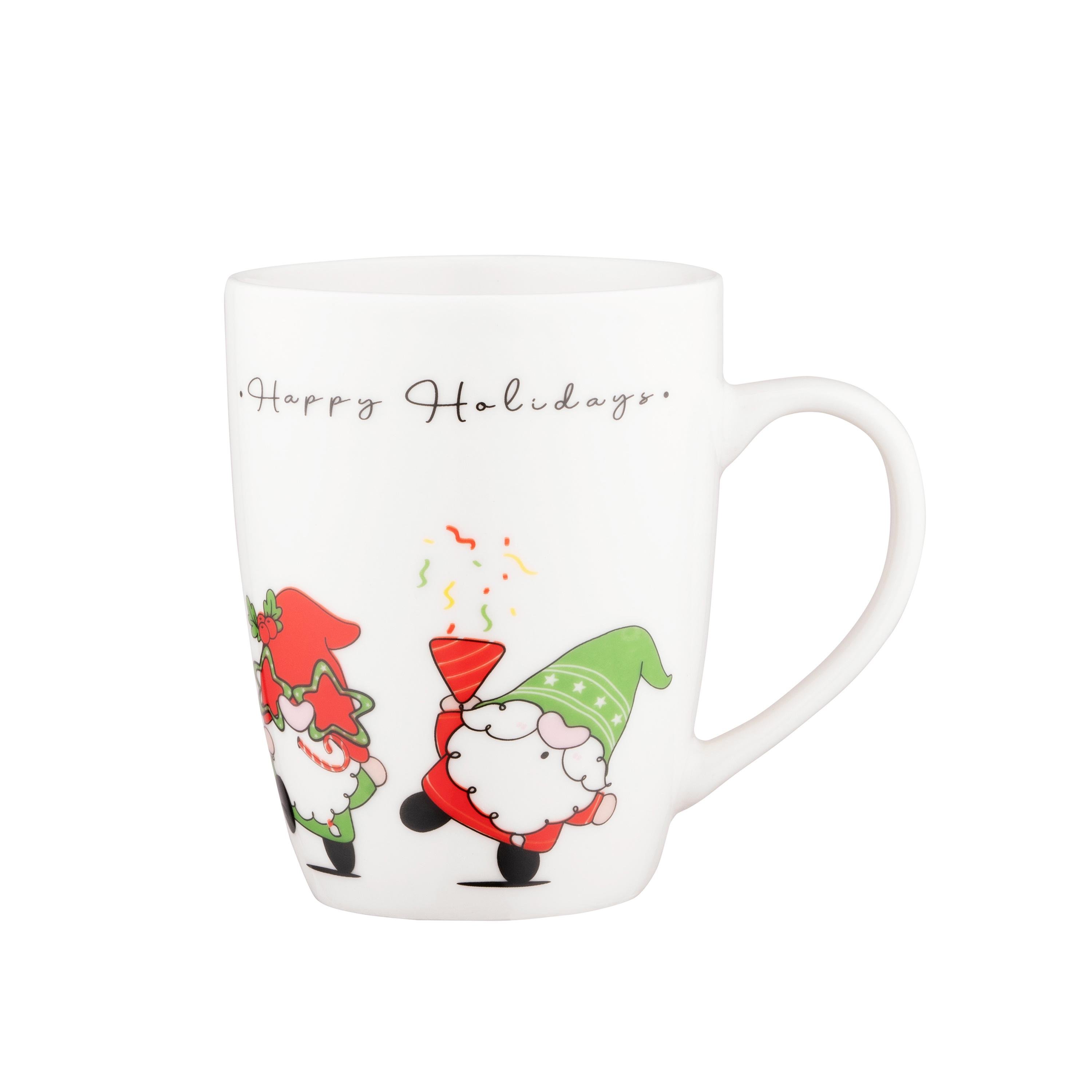 Чашка Ardesto AR3065 Gnоmes фарфор 350 мл Белый