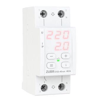 Реле напруги ZUBR RED CV2-40 з контролем струму (27871872)