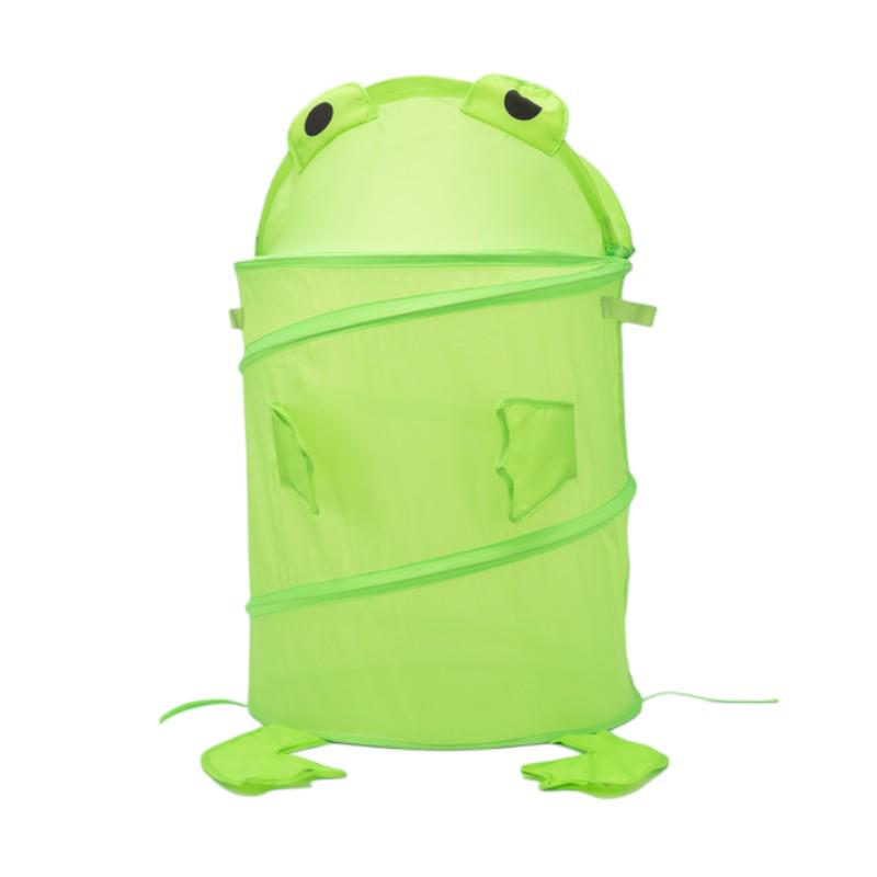 Корзина для іграшок Bambi жабка Зелений (M 1039) - фото 3 Корзина для іграшок Bambi жабка Зелений (M 1039) - фото 3