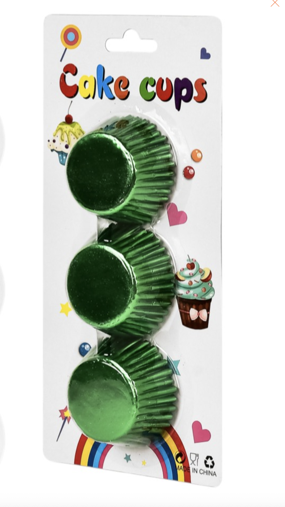 Формочки паперові HOME для кексів 75 шт. 9 см Silver (R97447-9)