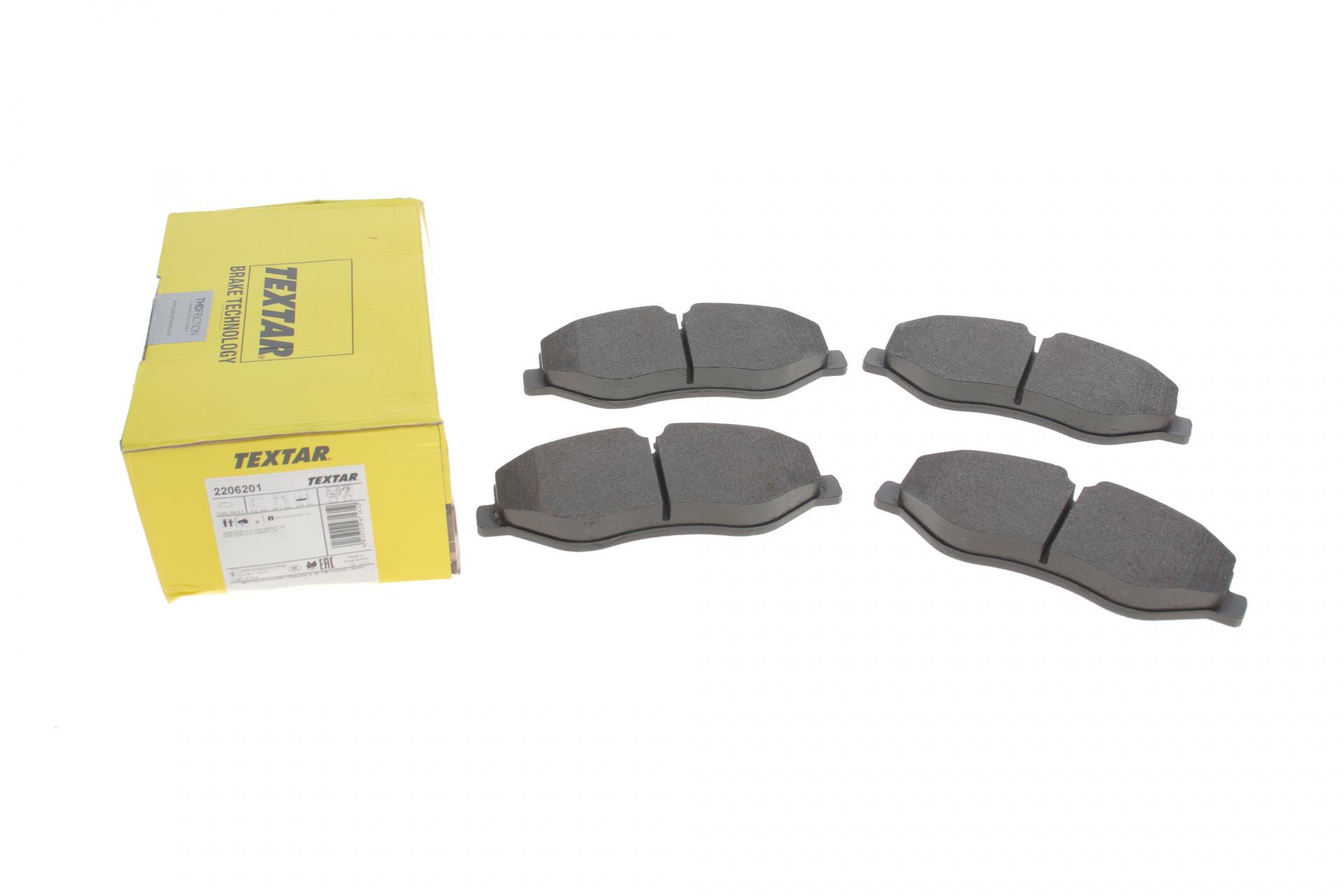 Колодки тормозные передние TEXTAR для MB Vito W447 14- Brembo Q+ (2206201)