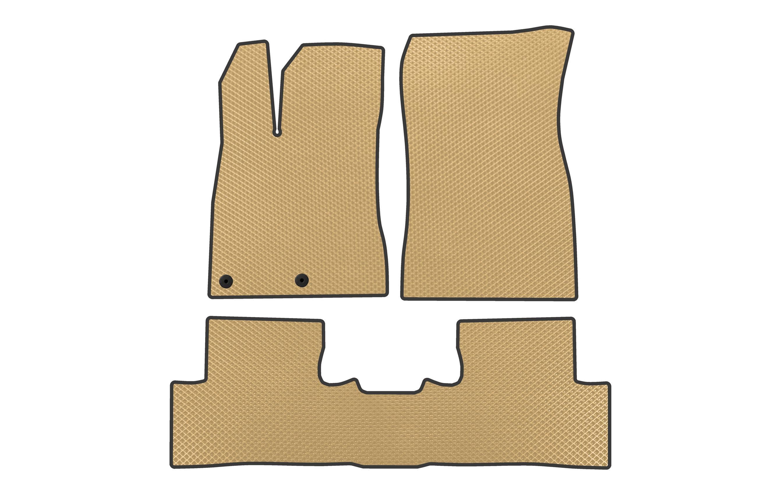 Коврики в автомобиль EVA Digital Designs для Peugeot 3008 2024- гг. этилвинилацетат Бежевый (183720)