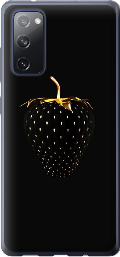 Чехол на Samsung Galaxy S20 FE G780F Черная клубника (3585t-2075-42517)