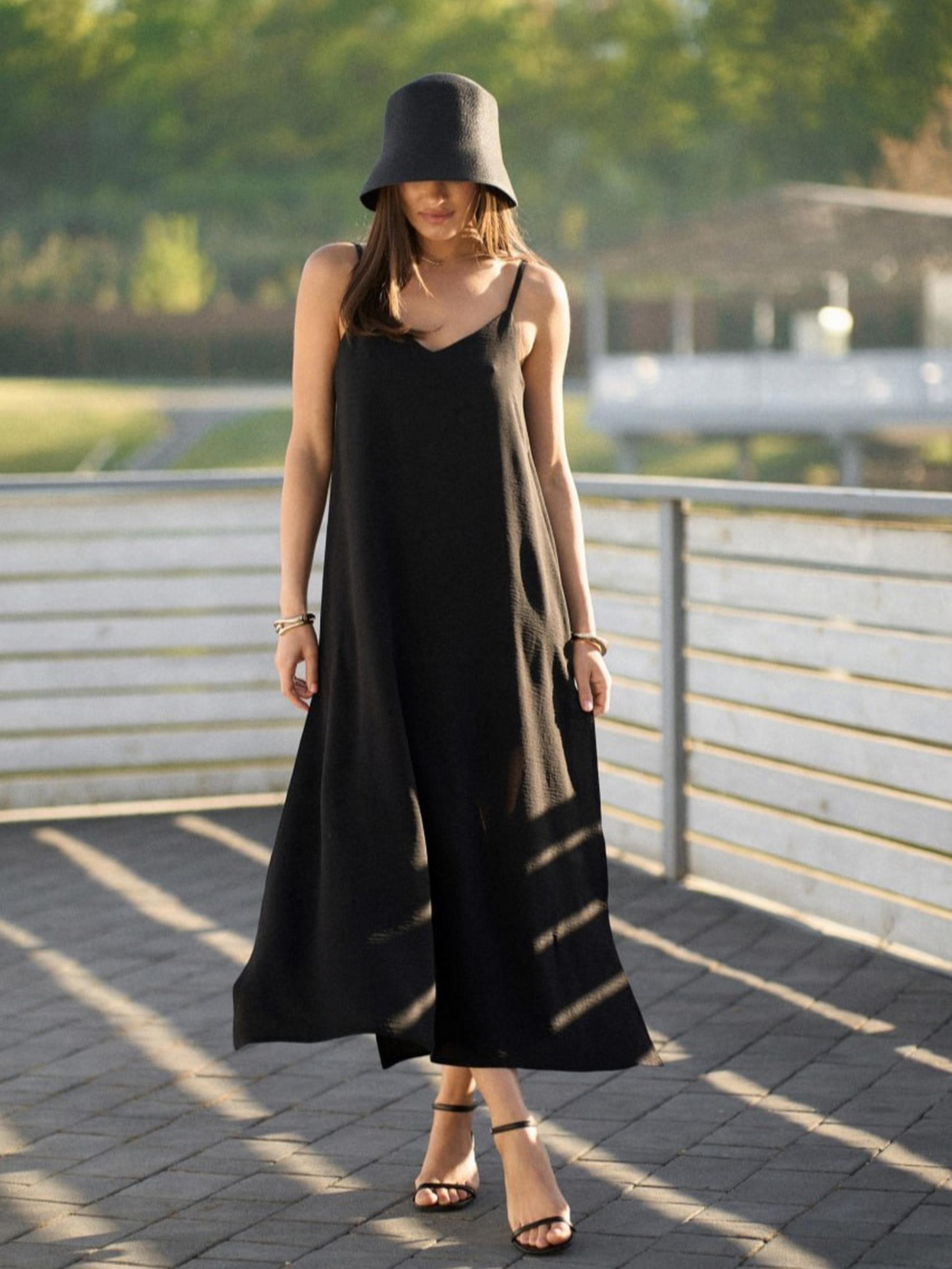 Сарафан женский Fanme XS-S Черный (101-70001)