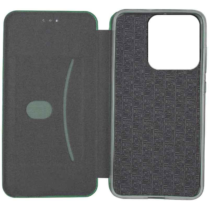 Противоударный кожаный чехол (книжка) Classy для Xiaomi Redmi 10C Зеленый - фото 3 Противоударный кожаный чехол (книжка) Classy для Xiaomi Redmi 10C Зеленый - фото 3