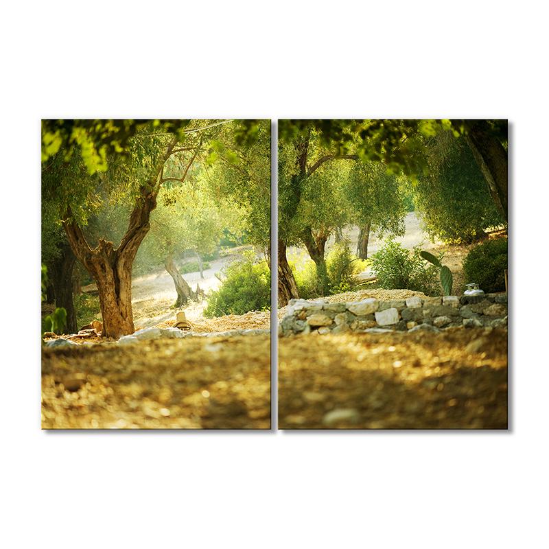Картина модульная Ветвистые деревья 2 модуля 80x120 см