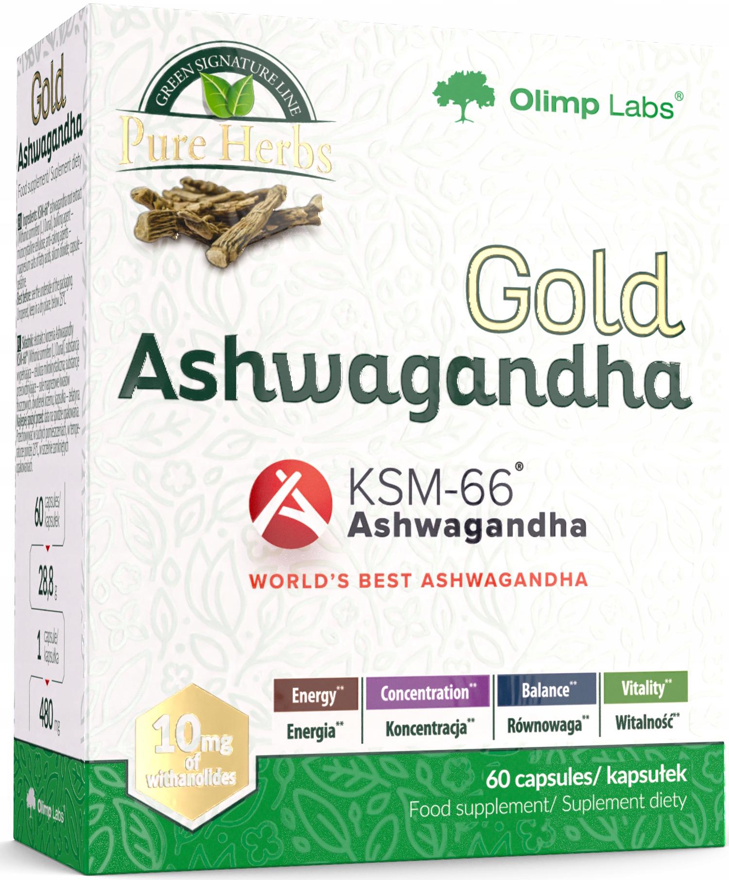 Добавка Ашваганда Olimp Gold Ashwagandha 60 капсул Добавка Ашваганда Olimp Gold Ashwagandha 60 капсул