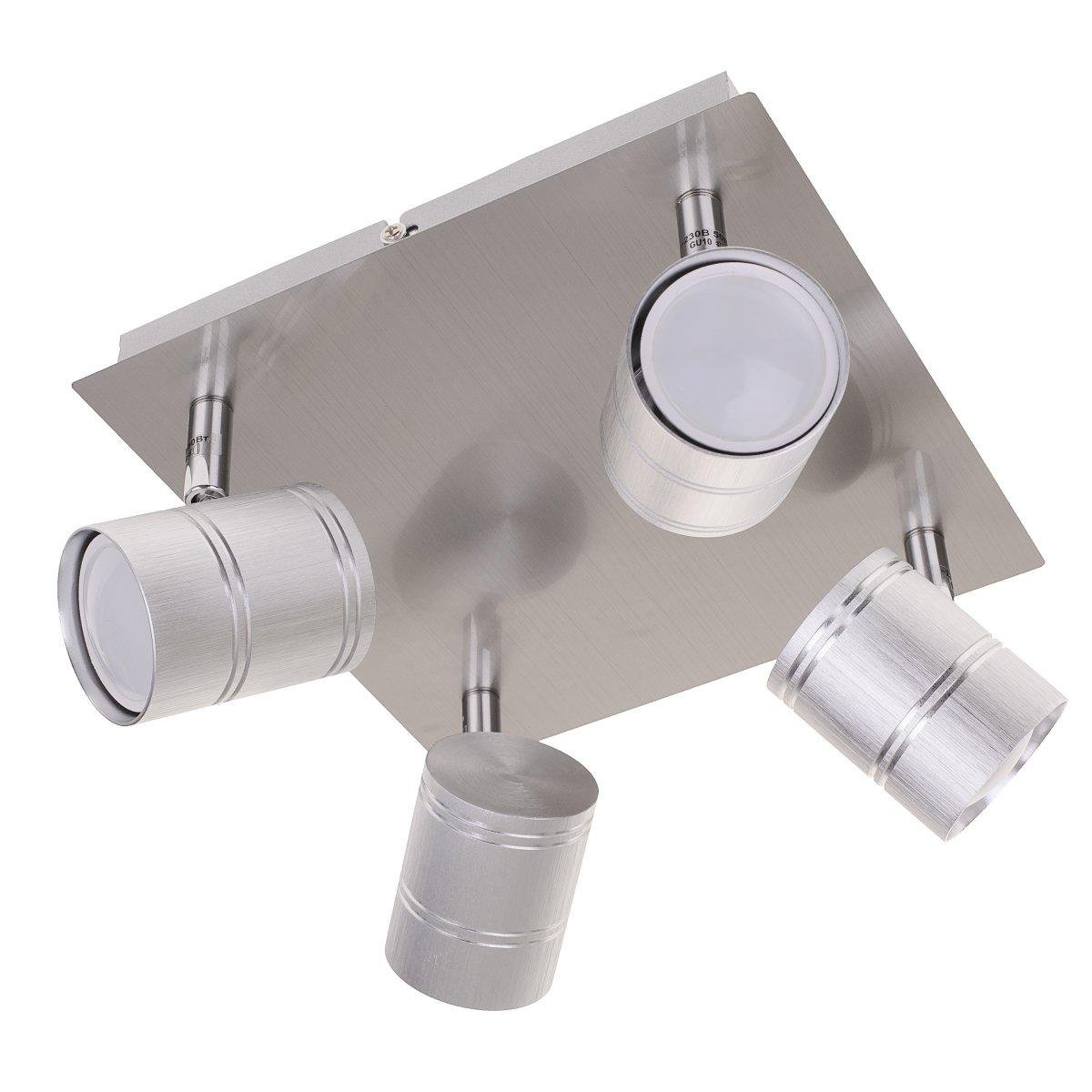 Світильник спот Brille HTL-205/4 GU10 SN (26-781)