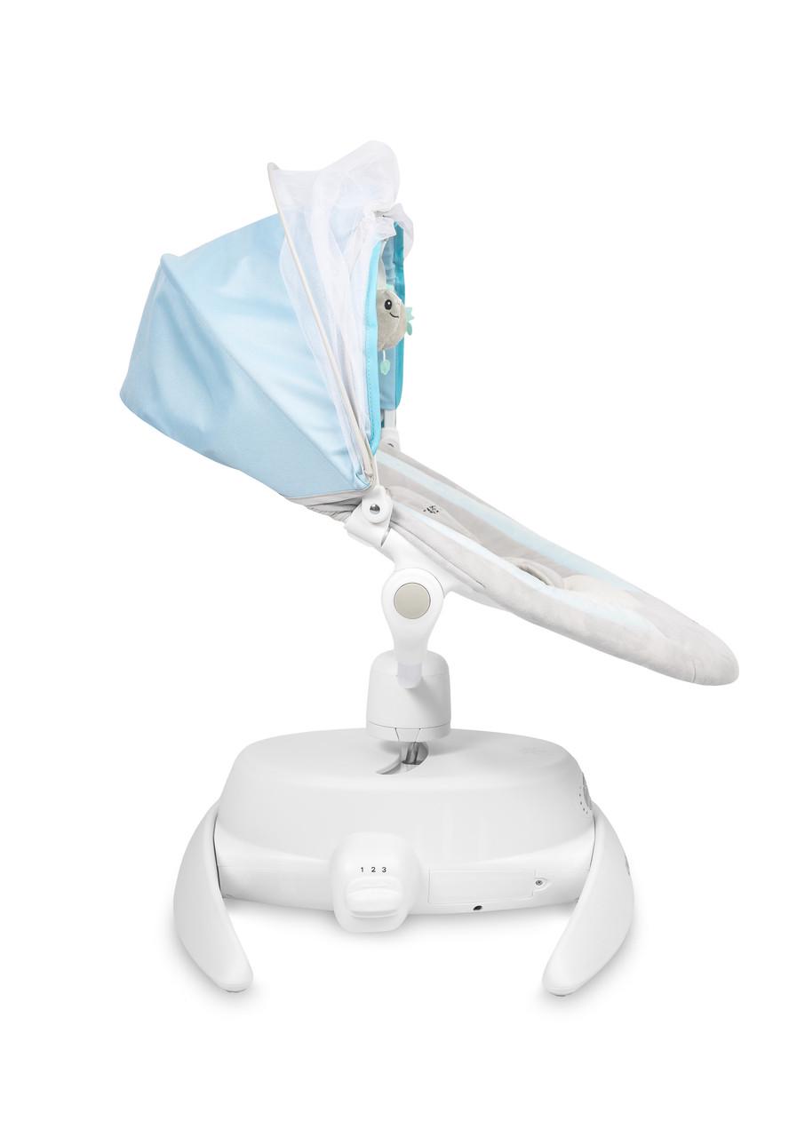 Качели-шезлонг детские Caretero Opti Blue (2475150240) - фото 5 Качели-шезлонг детские Caretero Opti Blue (2475150240) - фото 5