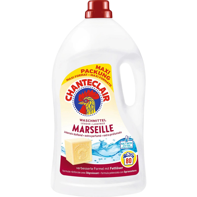 Гель парфюмированный Chanteclair с ароматом марсельского мыла 80 стирок 3600 мл