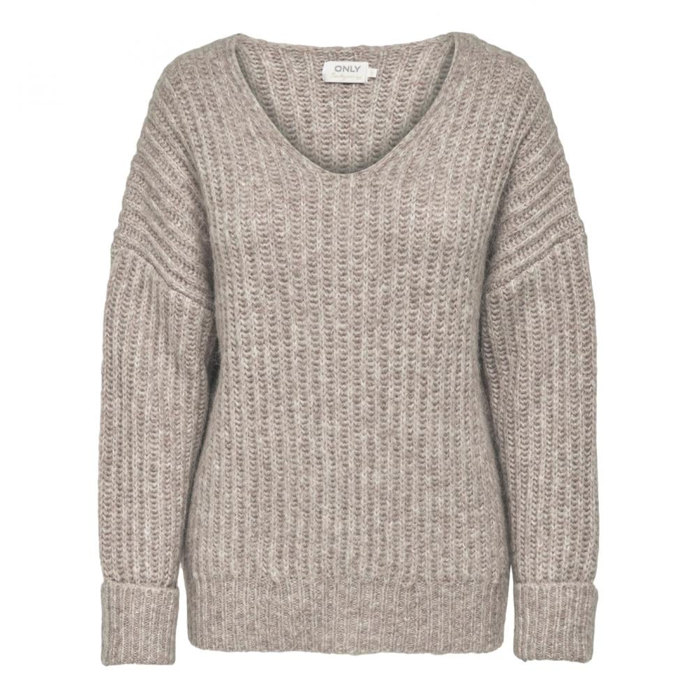 Свитер женский Only 15236194 XL Бежевый