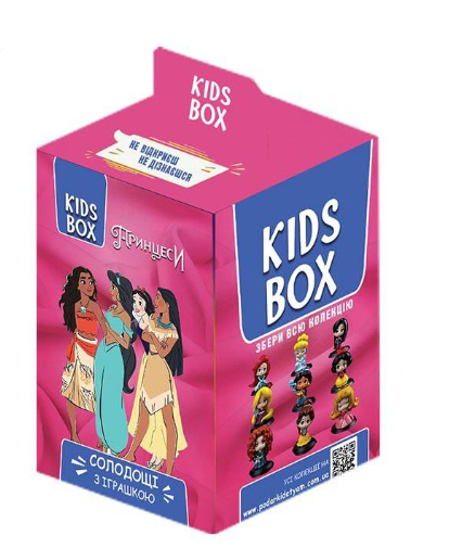 Іграшка Princess Кідс бокс з мармеладом у коробочці 1 шт.