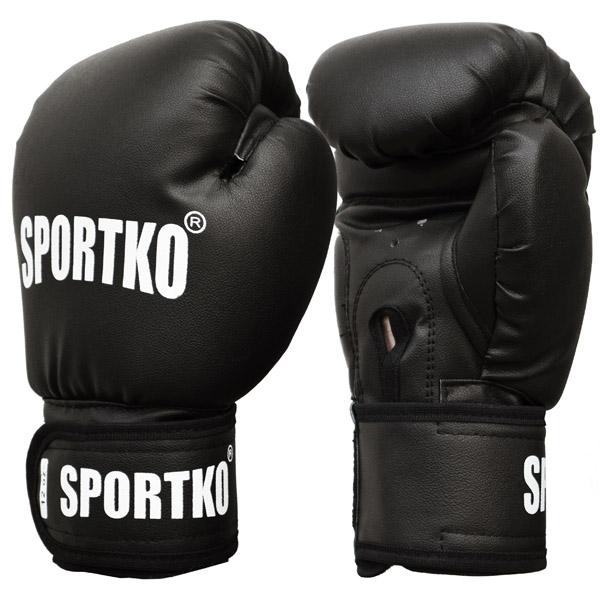 Перчатки боксерские SPORTKO ПД1-10-OZ Черный