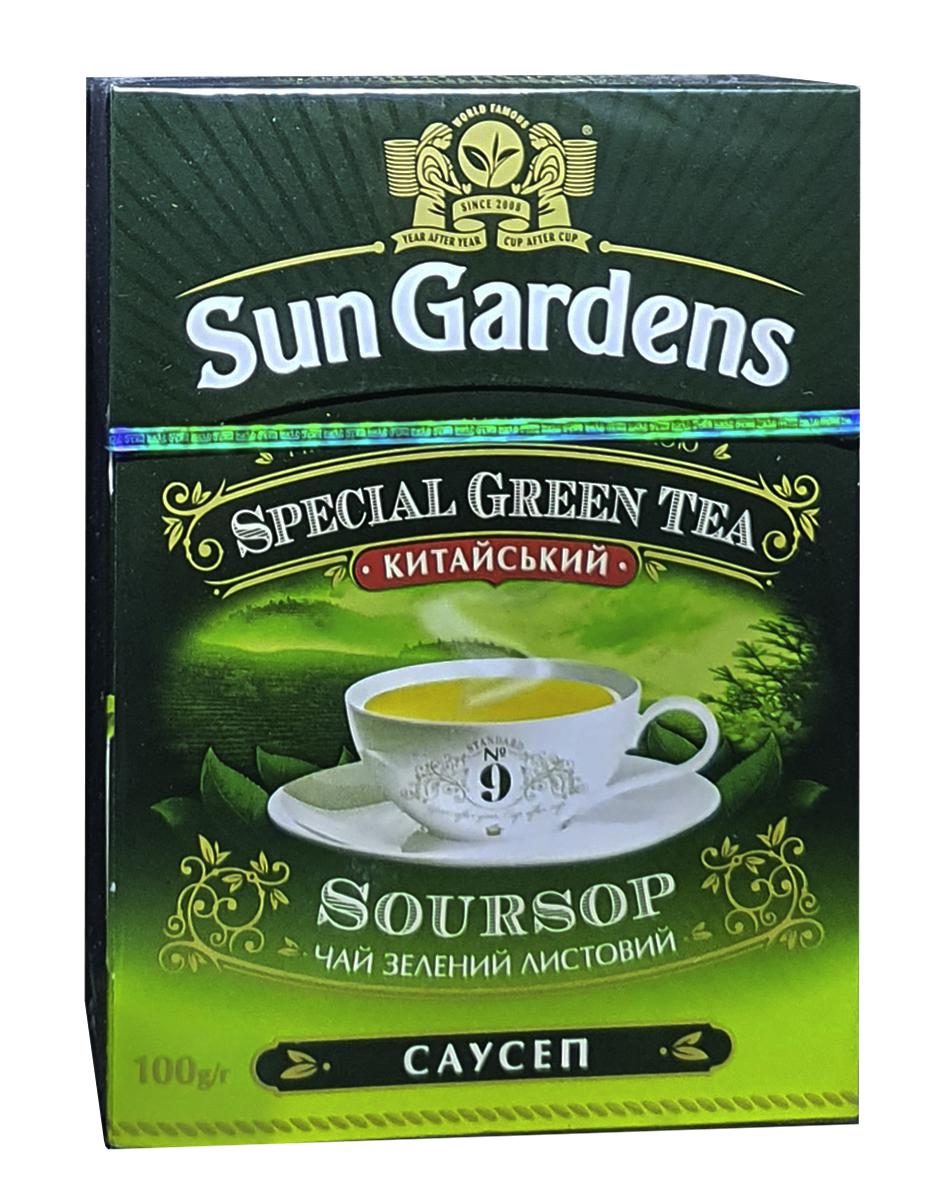 Чай Sun Gardens Soursop зеленый с саусепом 100 г (986)