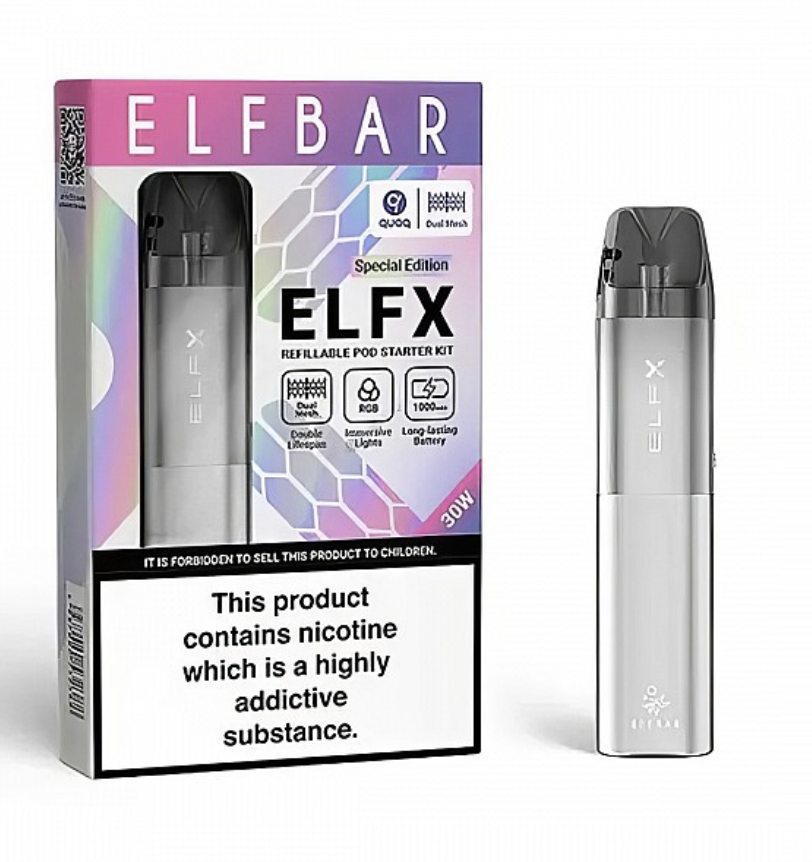 Pod-система Elf Bar ELFX Pod Kit 1000 мАг Silver