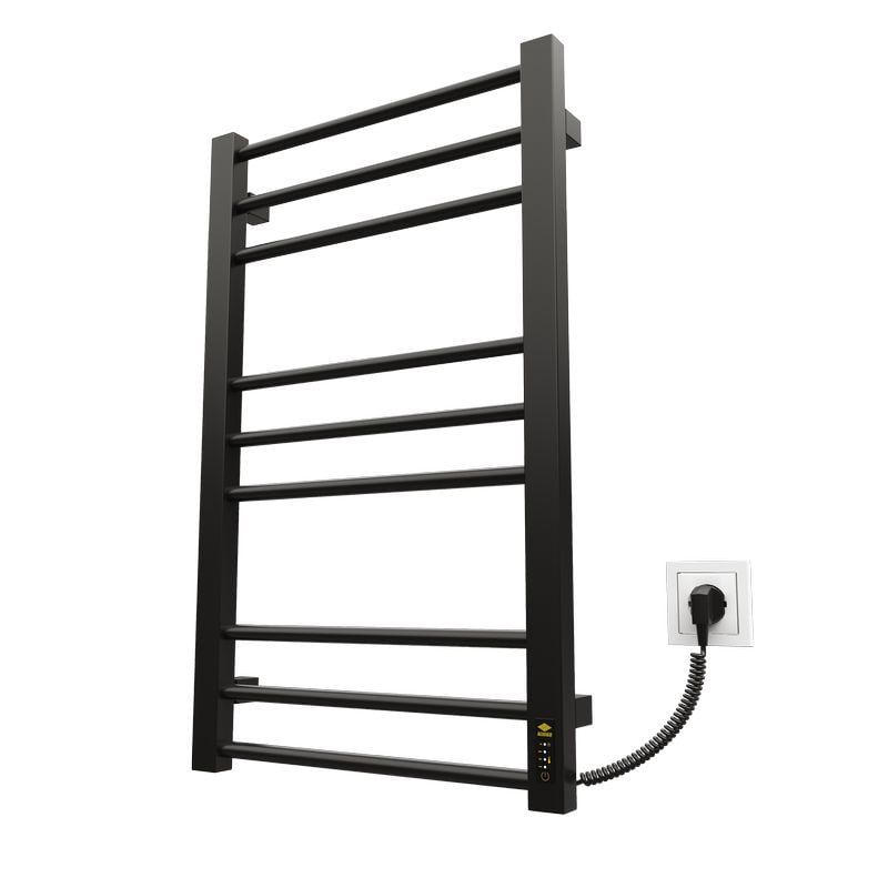 Рушникосушарка електрична KOSSER Степ 800х500/9 ER з таймером Чорний (2000962920505)