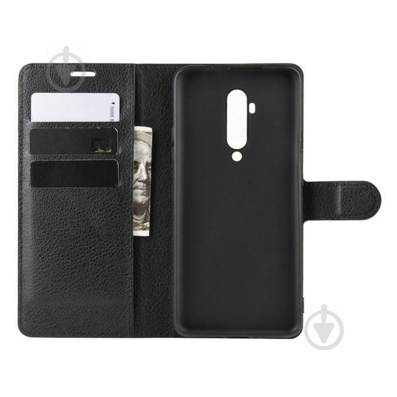 Чехол-книжка Litchie Wallet для OnePlus 7T Pro Black (hub_QvtJ89514) - фото 7