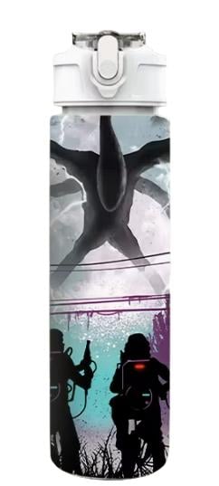 Детская бутылка для воды с трубочкой Stranger Things 750 мл (35110106)
