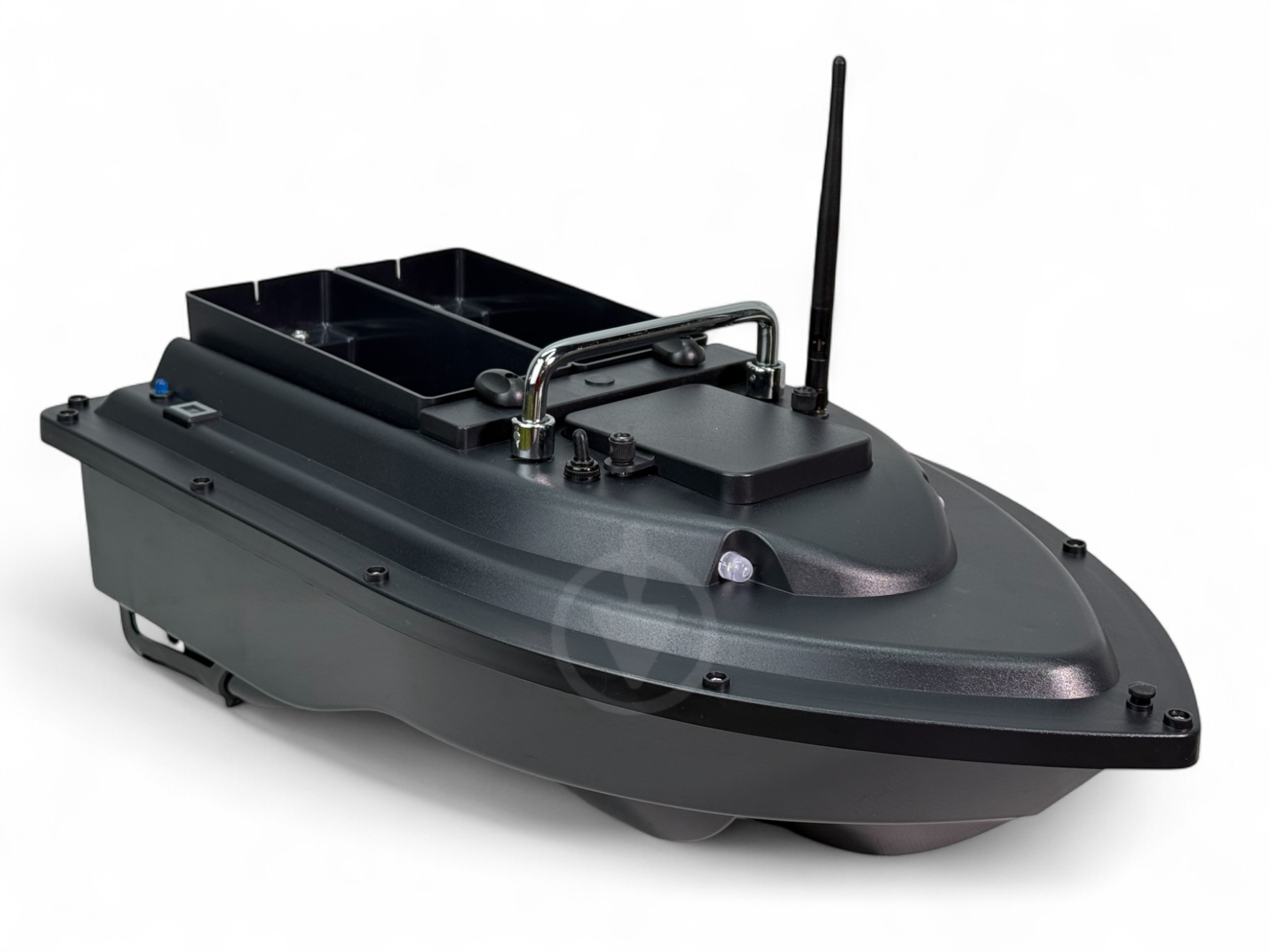 Карповый кораблик Lixada Black T17 2 бункера GPS автопилот - фото 2