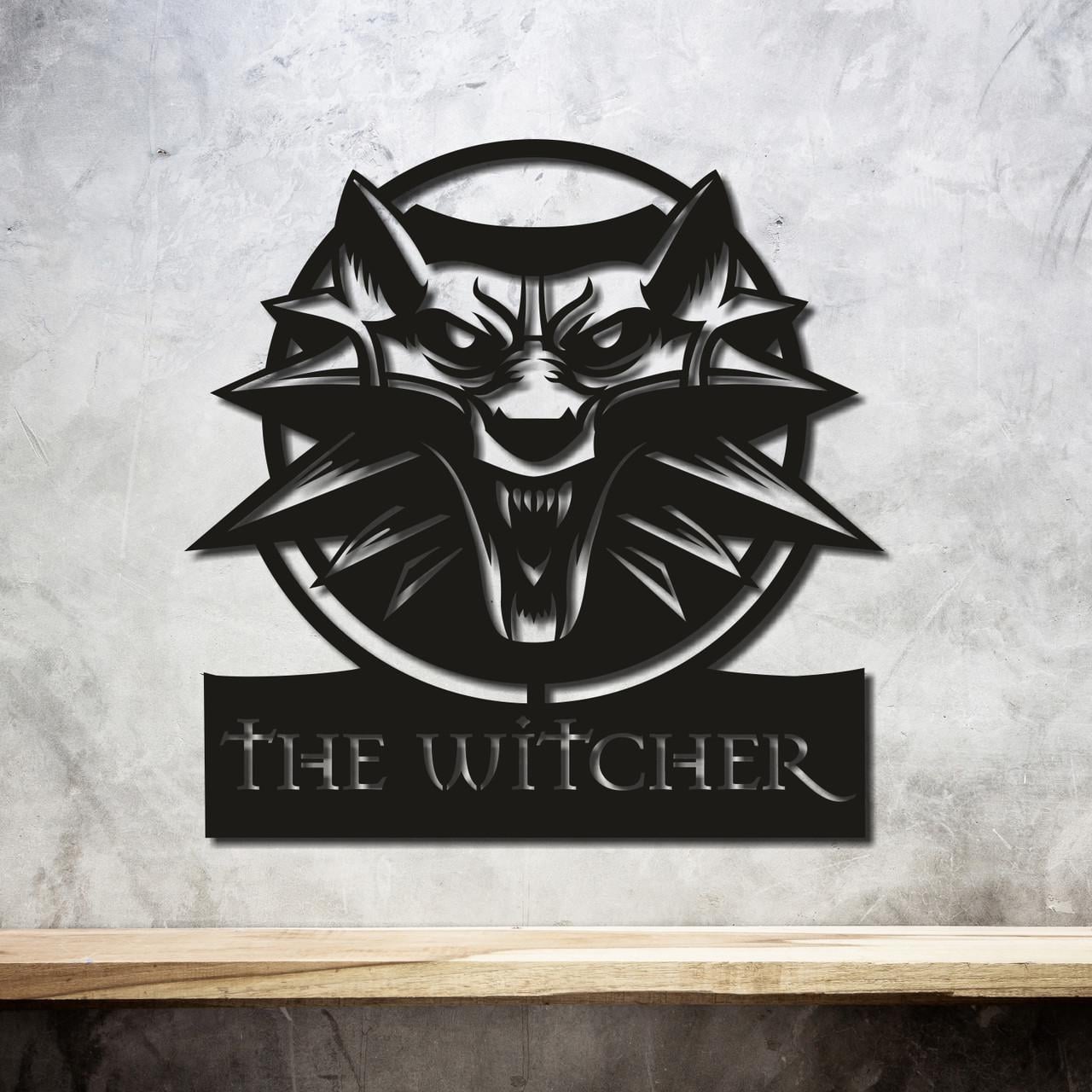Декор настінний Відьмак дерев’яний