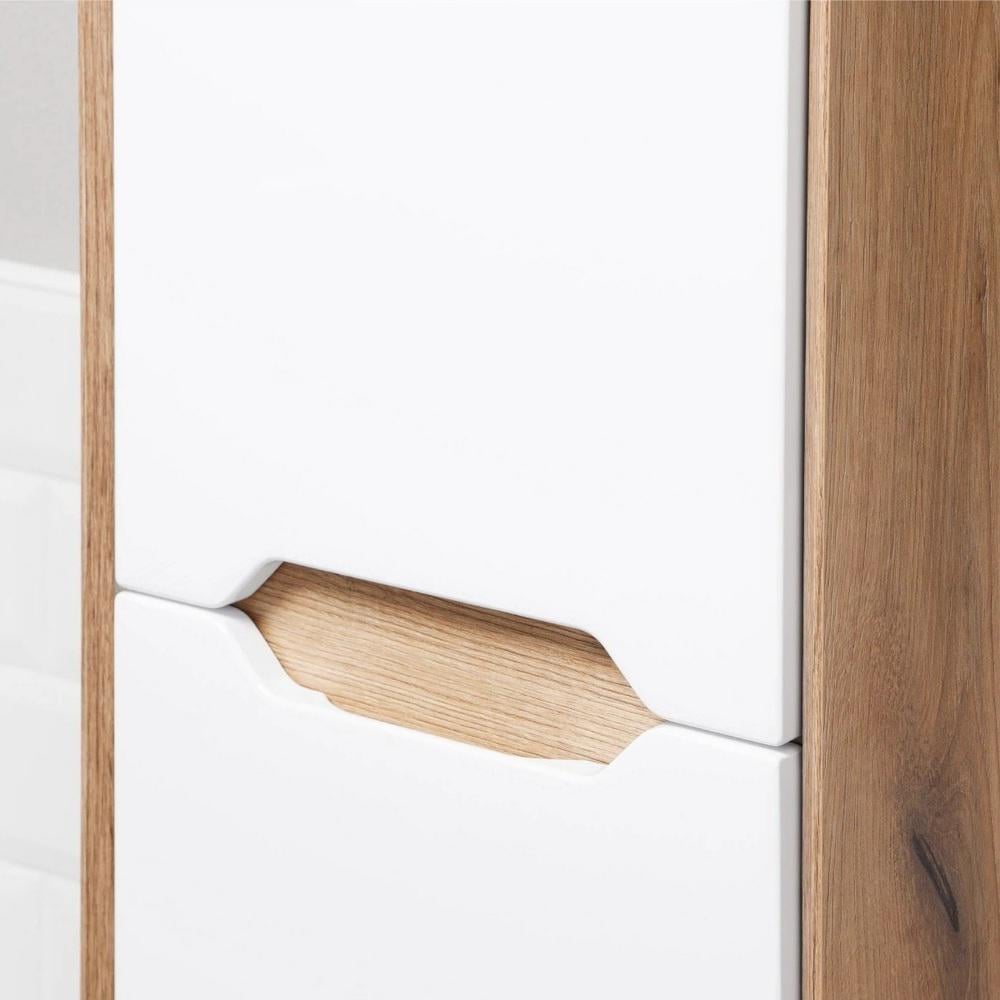 Пенал подвесной MVK Vostok Mirri 30 эмаль левый 300х300х1700 мм Белый матовый (mrp130wh-1) - фото 6 Пенал подвесной MVK Vostok Mirri 30 эмаль левый 300х300х1700 мм Белый матовый (mrp130wh-1) - фото 6