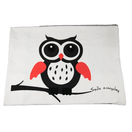 Плед Elisey Сова 180х130 см Белый (99-81-029H) Плед Elisey Сова 180х130 см Белый (99-81-029H)