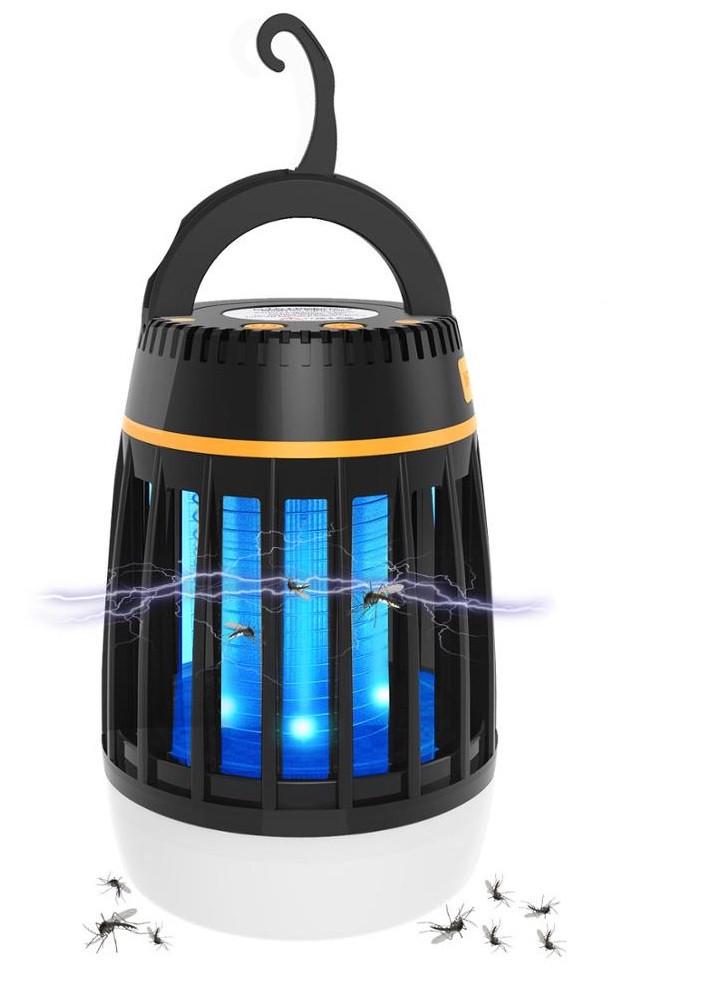 Фонарь для кемпинга SUNROZ Electronic Mosquito Killer Lamp 3в1 уничтожитель комаров Черный (SUN4558) - фото 4 Фонарь для кемпинга SUNROZ Electronic Mosquito Killer Lamp 3в1 уничтожитель комаров Черный (SUN4558) - фото 4