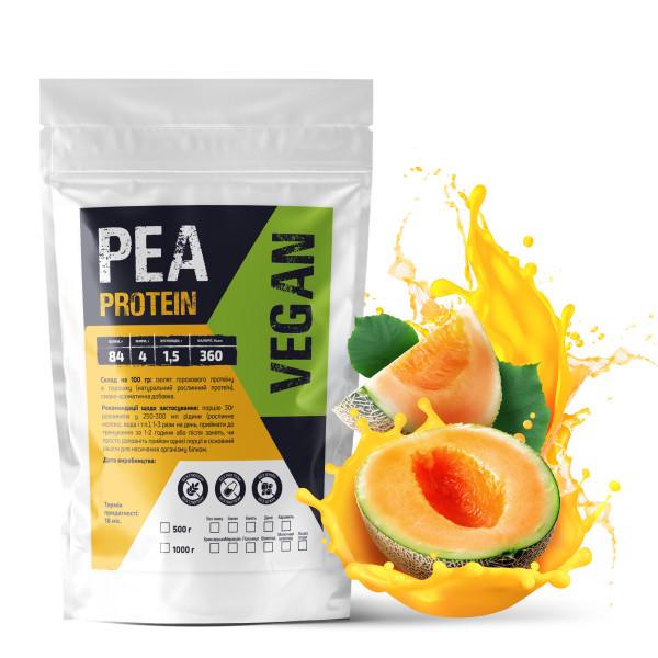 Протеин гороховый Vegan Дыня 84% белка на 16 порций 500 г (21-125-pp-d500)