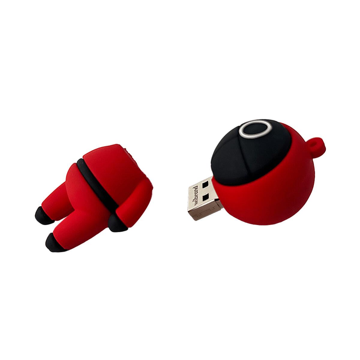 Флеш-пам'ять Wibrand Squid Game 16 GB USB 2.0 Red (WI2.0/SG16R) - фото 4