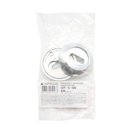Накладка на розетку Apecs Premier DP-S-05-CR под сувальдный круглый Хром (АЛ016) - фото 2 Накладка на розетку Apecs Premier DP-S-05-CR под сувальдный круглый Хром (АЛ016) - фото 2