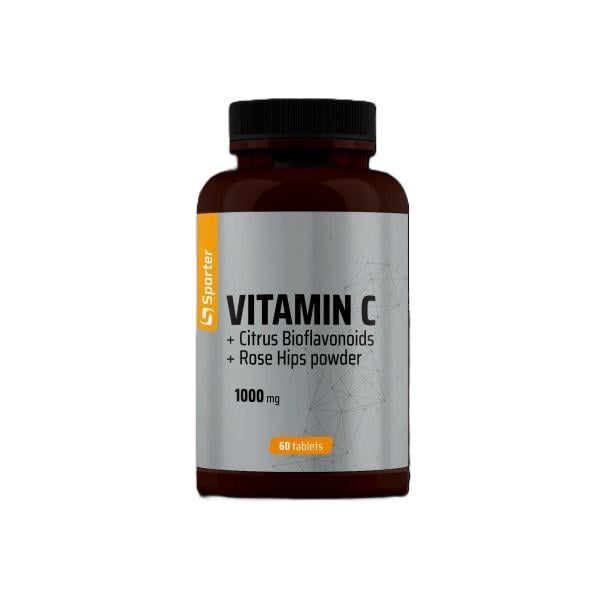 Витамин С Sporter Vitamin C 1000 мг 60 кап.