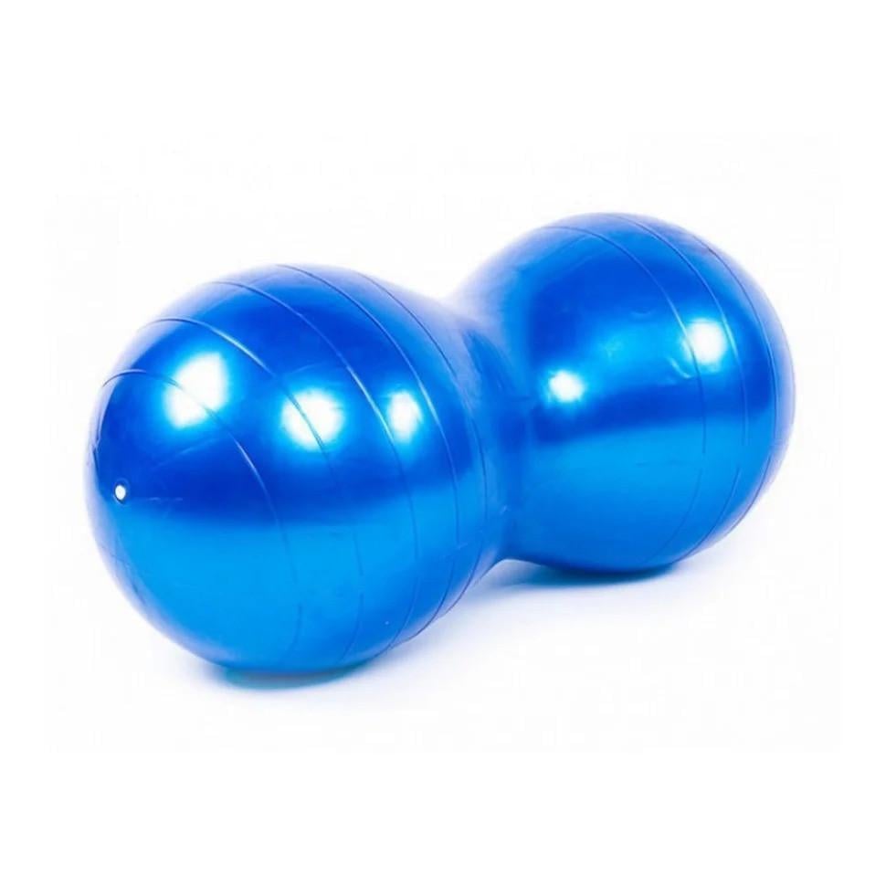 М'яч для фітнесу EasyFit Peanut 45х90 см Синій (FT-276-A-104)