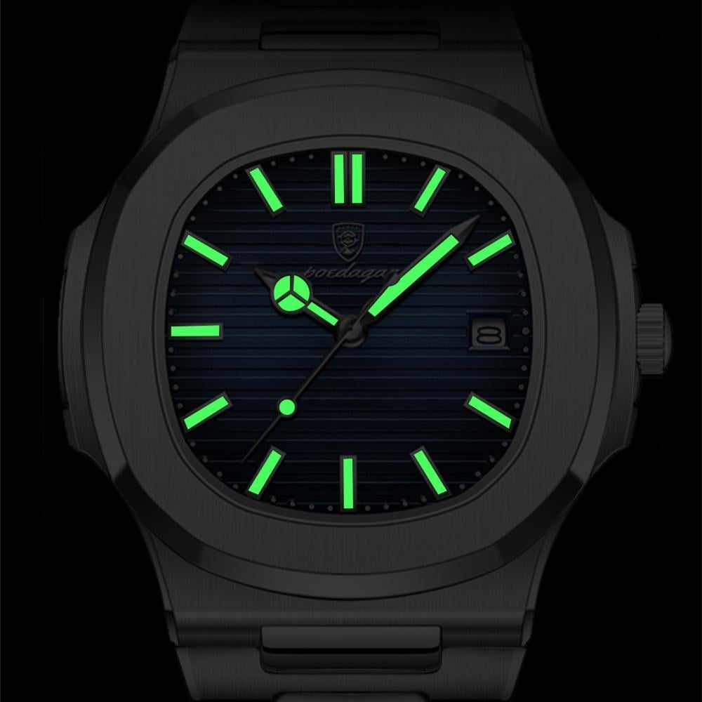 Наручний годинник чоловічий Poedagar Nautilus з білим циферблатом Сріблястий (wt0529) - фото 2