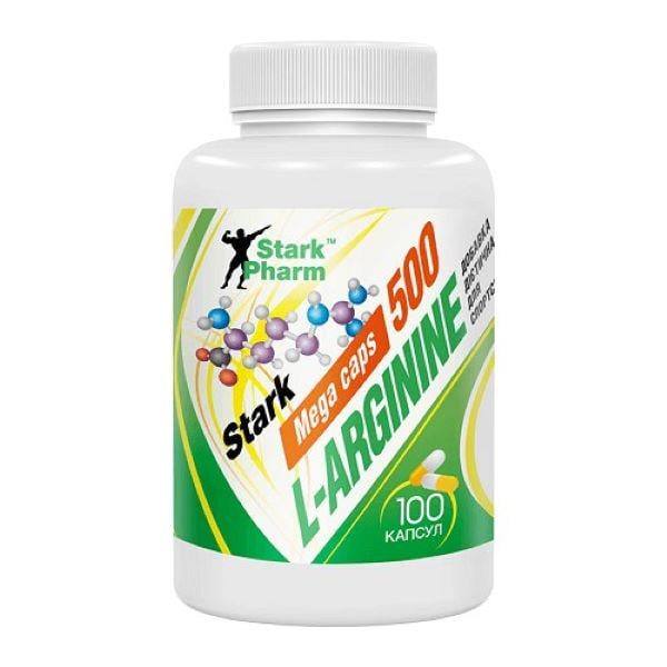 Аминокислота Stark Pharm L-Arginine 500 мг 100 капс. (00000014837)