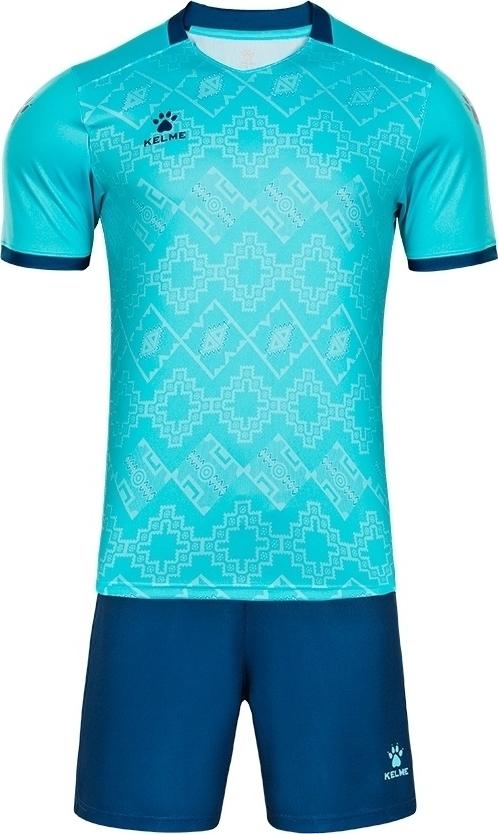 Комплект футбольной формы KELME ARGO S Голубо-синий (8151ZB1006.9405)