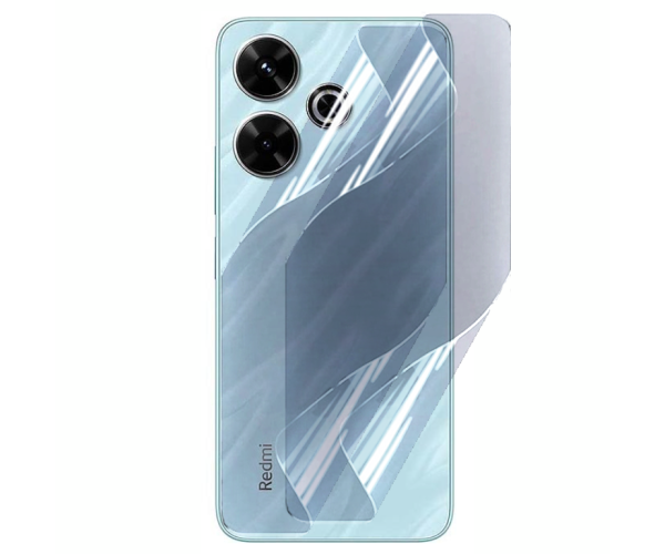 Противоударная гидрогелевая пленка Hydrogel Film для Xiaomi Redmi 13 4g / 5g на заднюю панель, Transparent