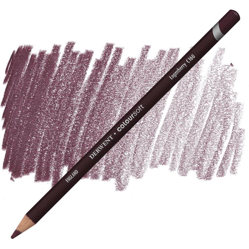 Олівець кольоровий Derwent Coloursoft С160 Логанберрі (700968)