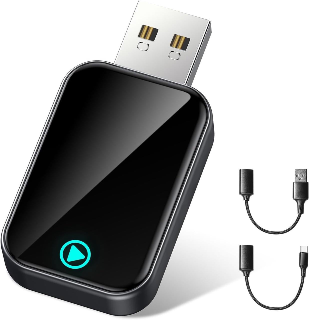Адаптер беспроводной CarPlay Alltotive S2 Mini для iPhone USB/Type-C Черный