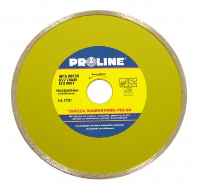 Диск алмазный сплошной по керамике Proline Ø 230х22,2 мм (87430) Диск алмазный сплошной по керамике Proline Ø 230х22,2 мм (87430)