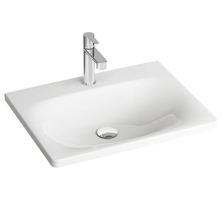 Умивальник врізний Ravak Balance XJX01250000 500x465x30 мм Білий (96338)