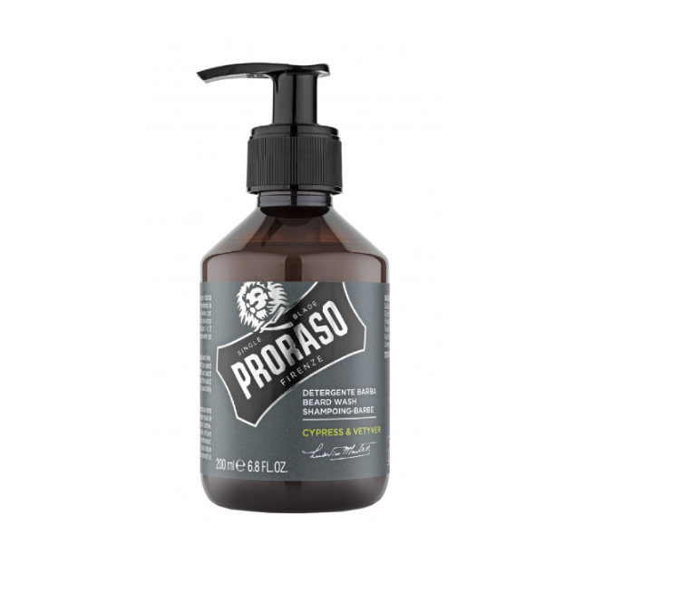 Шампунь для бороды Proraso Beard Wash Cypres&Vetyver 200 мл