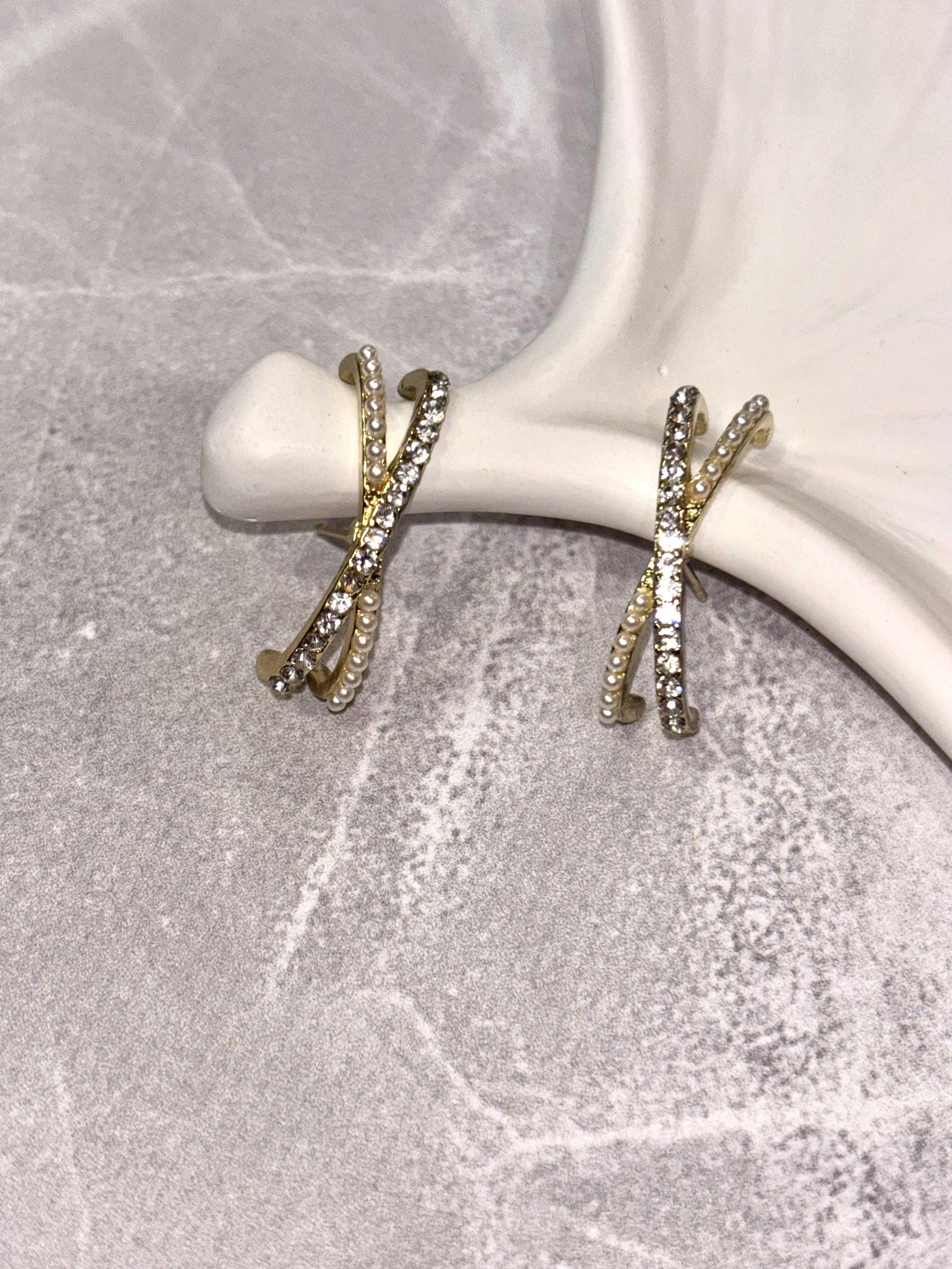 Серьги Mirshine Cross Gold (23345329)