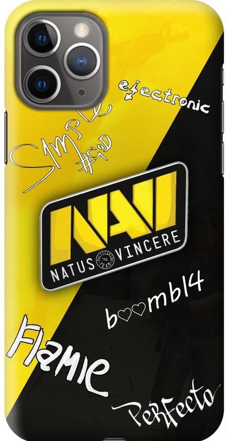 Чехол силиконовый FTS для Apple iPhone 11 Pro Natus Vincere Автографы (600113CBAS)