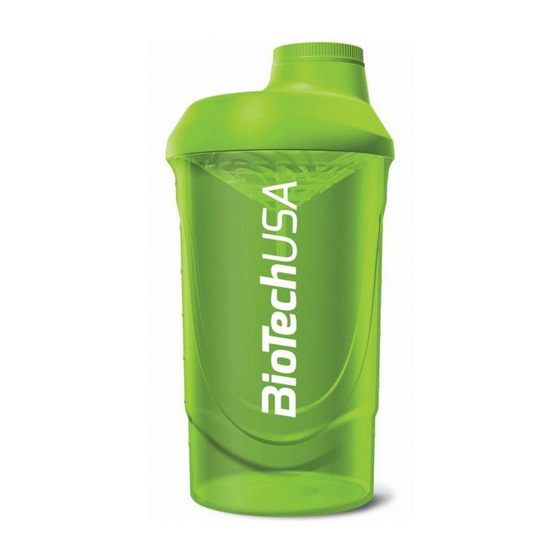 Шейкер спортивний BioTech Shaker Wave 600 мл Grass Green (04842-01)