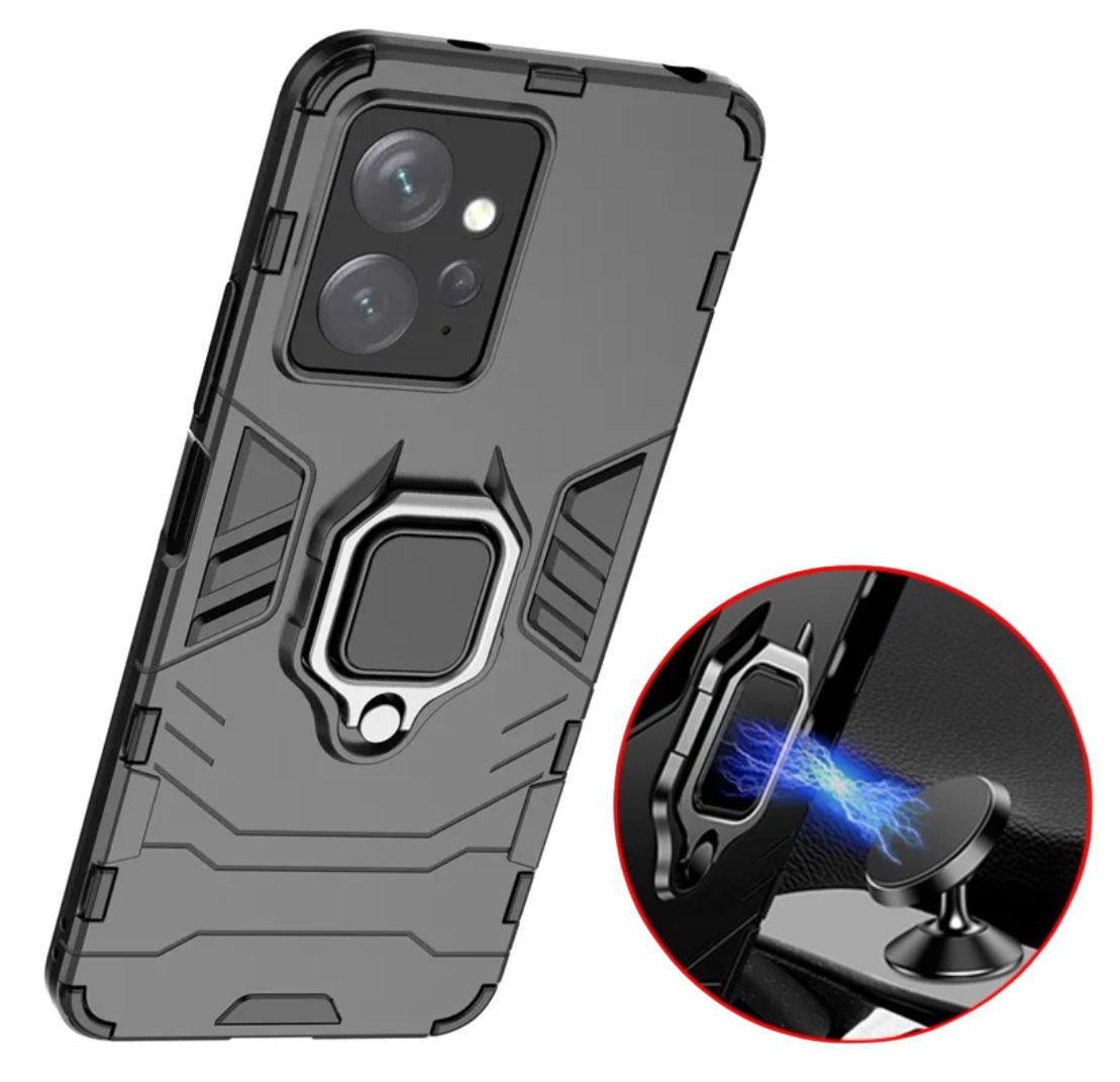 Чехол бампер Primolux Ring Armor для Xiaomi Redmi Note 12 - Black - фото 3 Чехол бампер Primolux Ring Armor для Xiaomi Redmi Note 12 - Black - фото 3