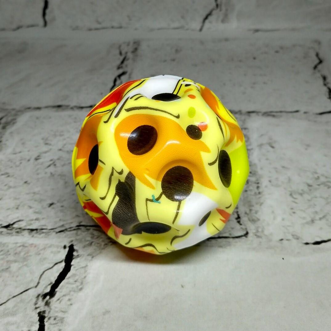 Мячик-антистрес прыгунец Gravity Ball 6,5 см Желтый (KA-23-1689-3)