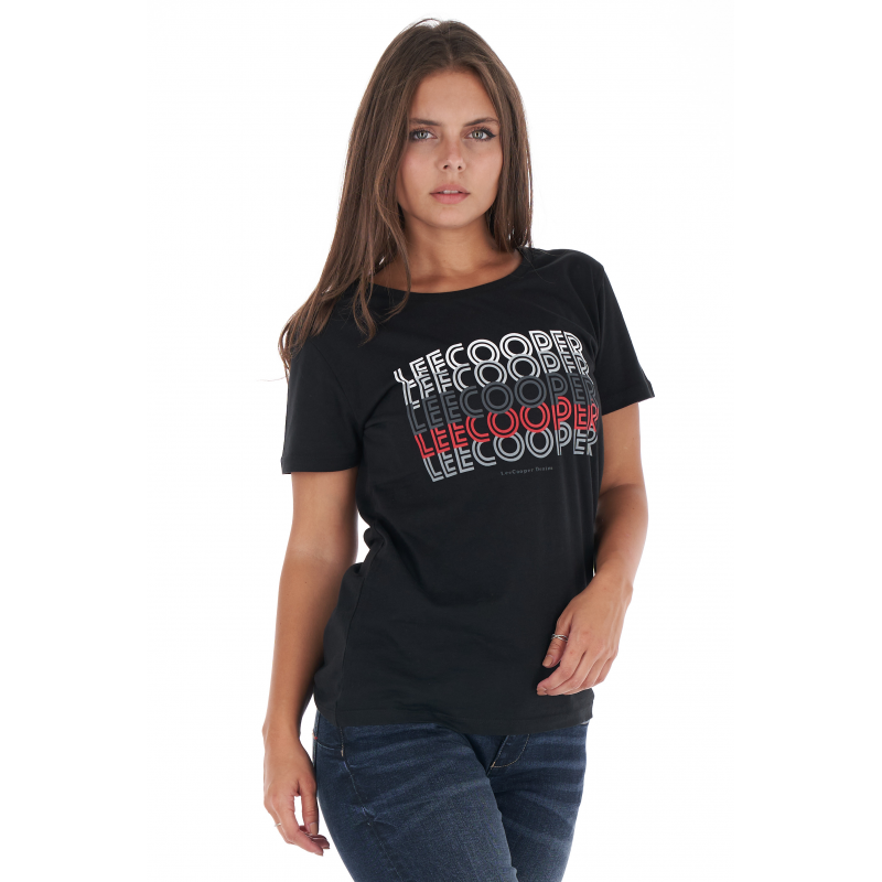 Футболка женская Lee Cooper 20195910 XS Черный